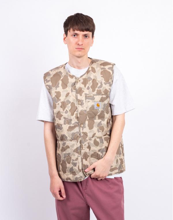 Carhartt WIP Skyton Vest Camo Duck, Desert S