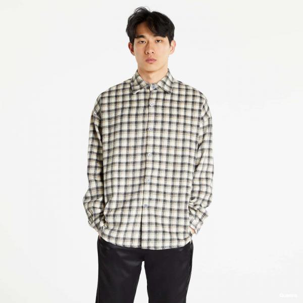 Košile Sixth June Curly Patch Tartan Shirt Grey M