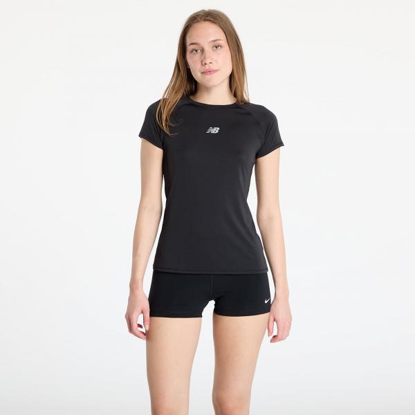 Tričko New Balance Seasonal Jacquard T-Shirt Black XS