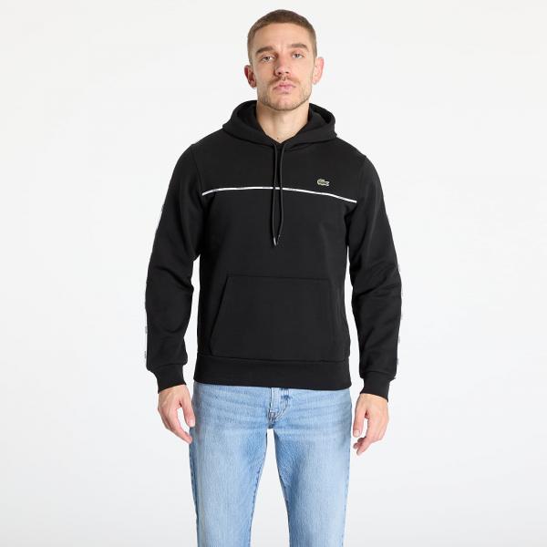 Mikina LACOSTE Non Brushed Fleece Black XL