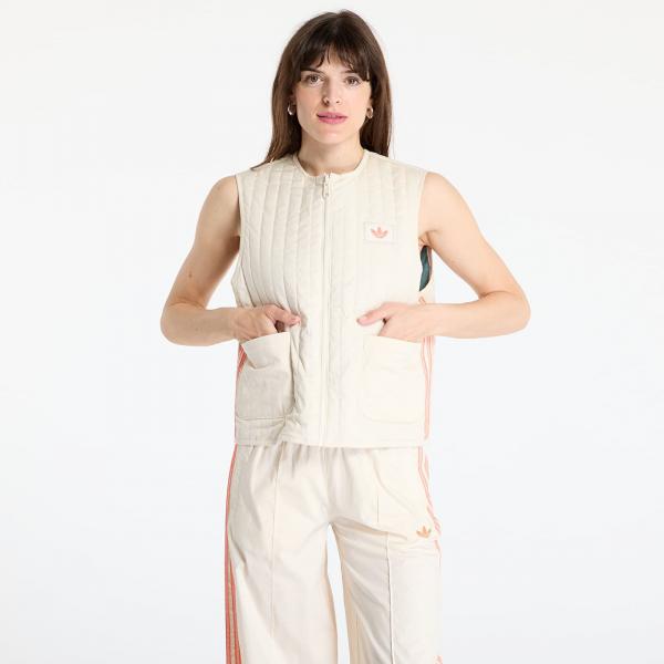 Vesta adidas Originals Summer Glow Reversible Vest Wonder White/ Tech Green L