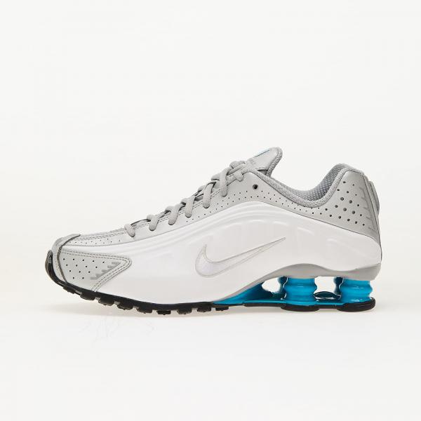 Tenisky Nike Shox R4 Metallic Silver/ Blue Lagoon-White EUR 44