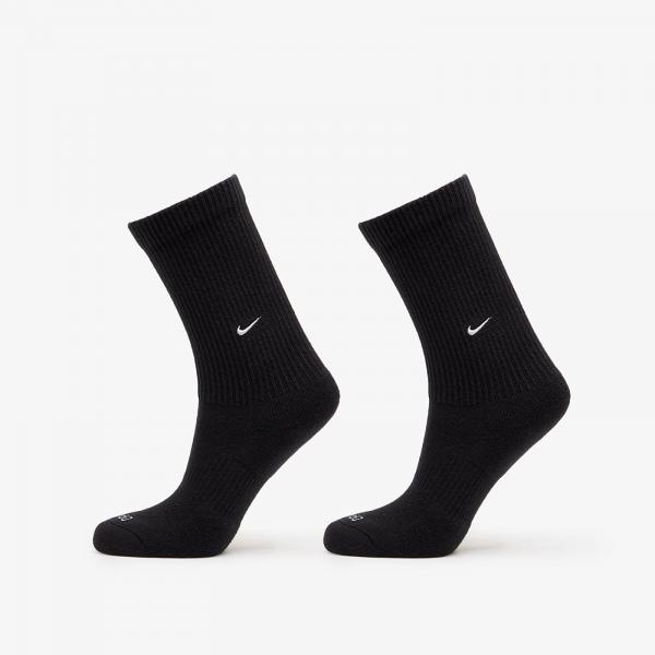 Ponožky Nike Dri-FIT Everyday Cushioned Crew Socks (2 Pairs) Black/ White XL