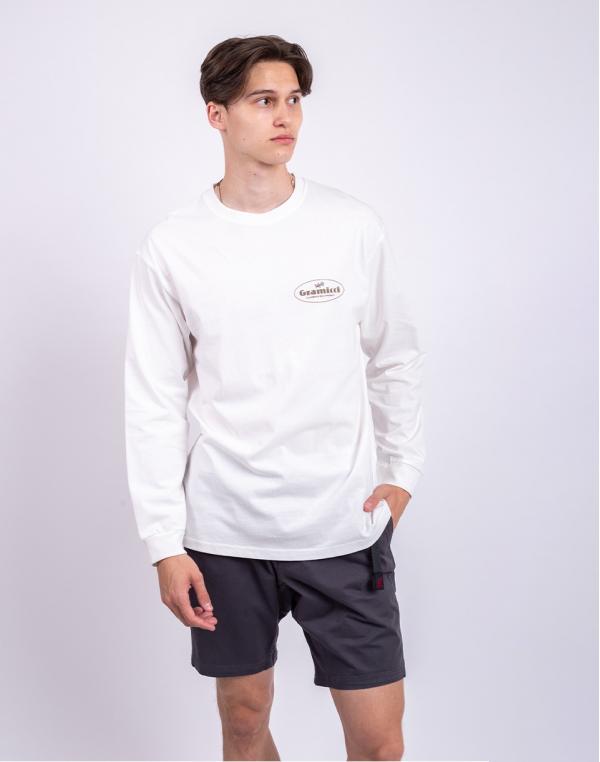 Tričko Gramicci Climbing Equipment L/S Tee WHITE