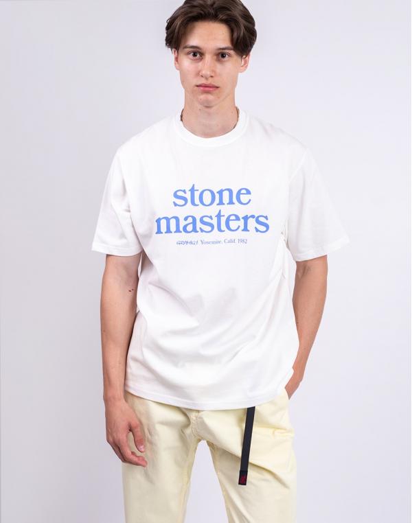 Tričko Gramicci Stonemasters Tee WHITE