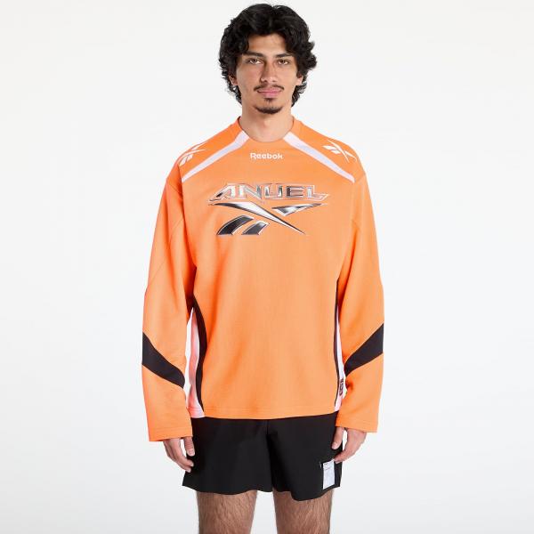 Tričko Reebok Anuel Motto Long Sleeve Tee Orange L