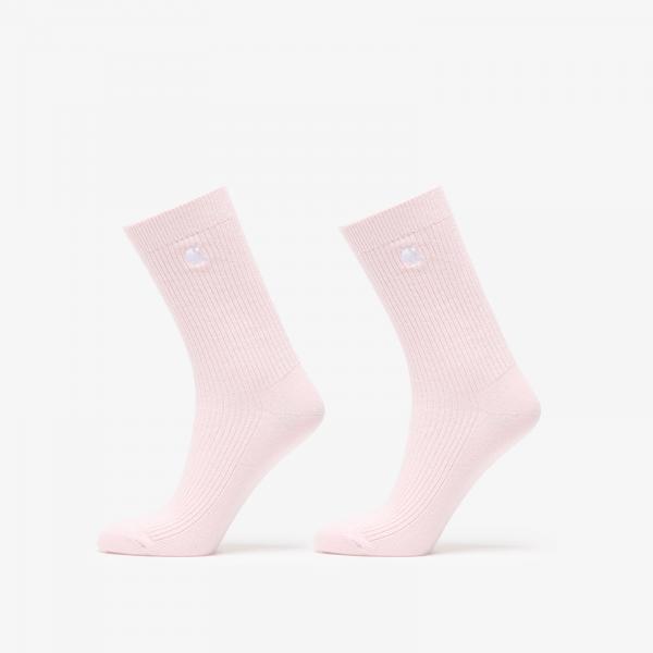 Ponožky Carhartt WIP Madison Pack Socks 2-Pack Air Pink/ White Universal
