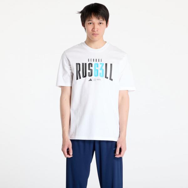 Tričko adidas x Mercedes AMG Petronas Formula One Team George Russell Tee White S