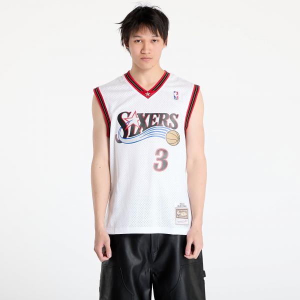 Dres Mitchell & Ness NBA 76Ers 2000 Allen Iverson Swingman Home Jersey White XXL