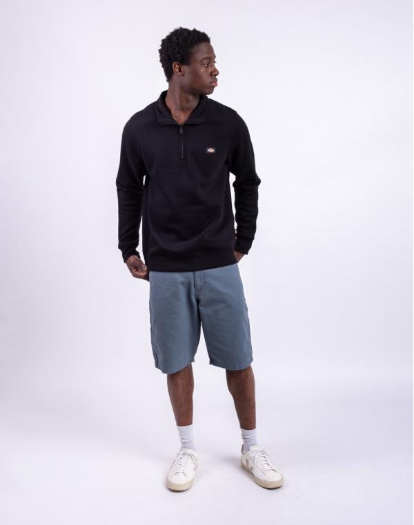 Dickies Oakport Quarter Zip BLACK S