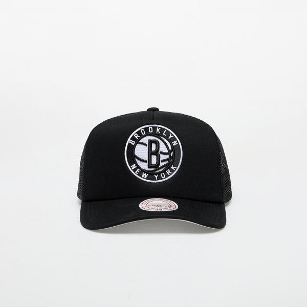 Kšiltovka Mitchell & Ness NBA Evergreen Nets Trucker Cap Black Universal