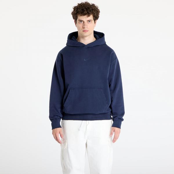 Mikina Nike Solo Swoosh Men's French Terry Pullover Hoodie Obsidian/ Obsidian L