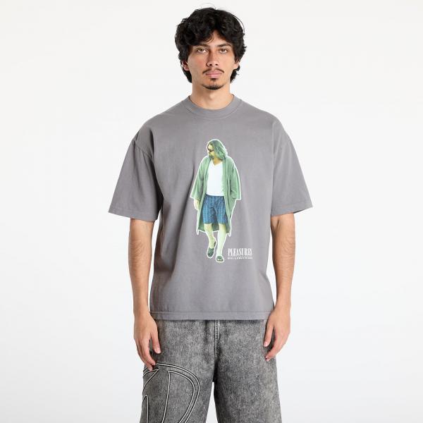 Tričko PLEASURES Dude T-Shirt Charcoal S