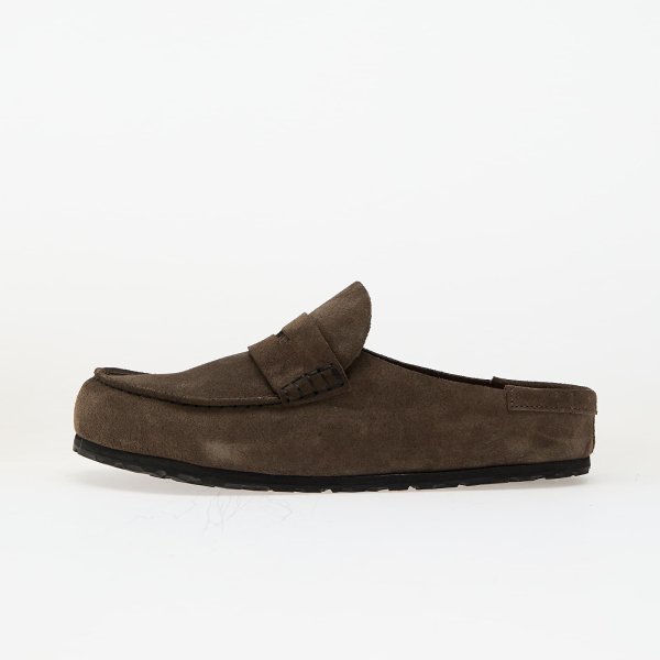 Boty Birkenstock Naples Wrapped Suede Leather Concrete Gray 43
