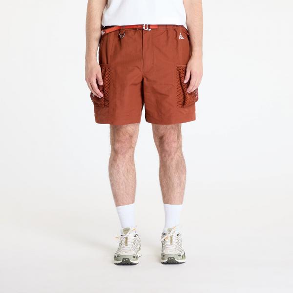 Šortky Nike ACG "Snowgrass" Men's Cargo Shorts Cinnamon/ Picante Red/ Summit White XS
