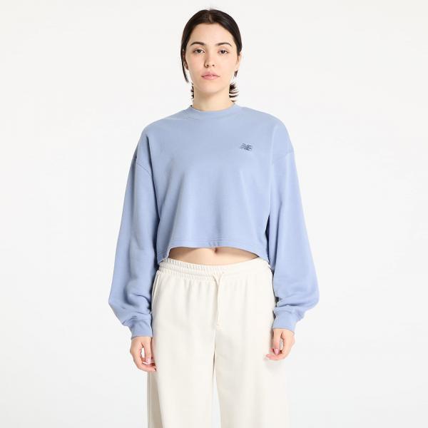 Mikina New Balance Coastal Fleece Crew Dusk Shower M