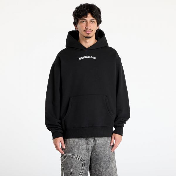 Mikina PLEASURES Neural Hoodie Black S