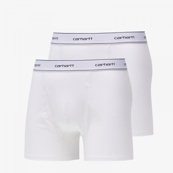 Boxerky Carhartt WIP Cotton Trunks 2-Pack White S