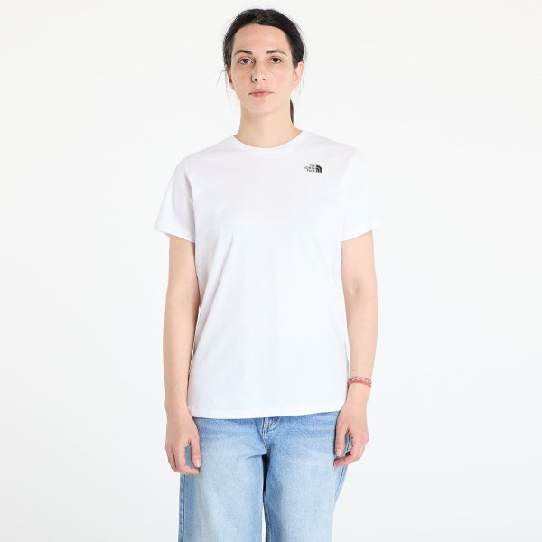 Tričko The North Face W S/S Simple Dome Tee Tnf White L
