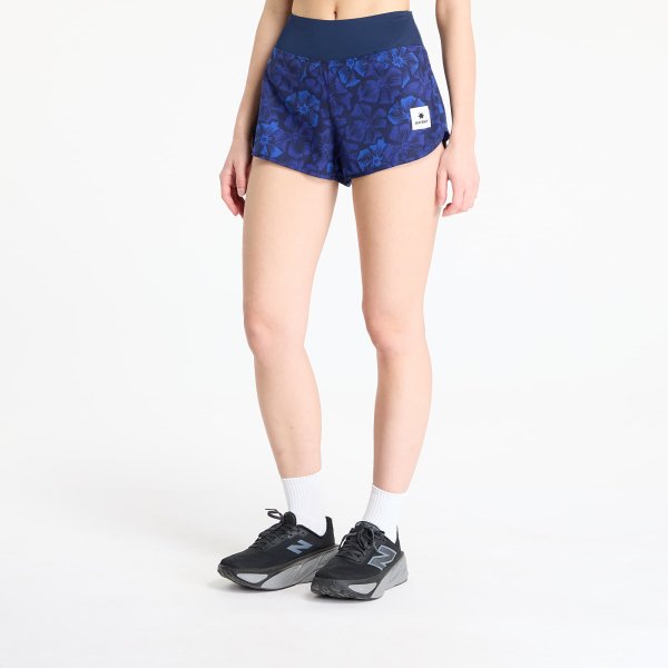 Šortky SAYSKY W Flower Pace Shorts 3" Blue AOP L