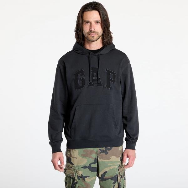 Mikina GAP Logo Hoodie Black S