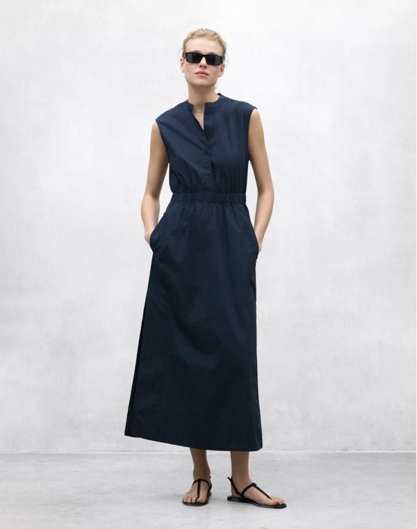 ECOALF Mika Dress Deep Navy S