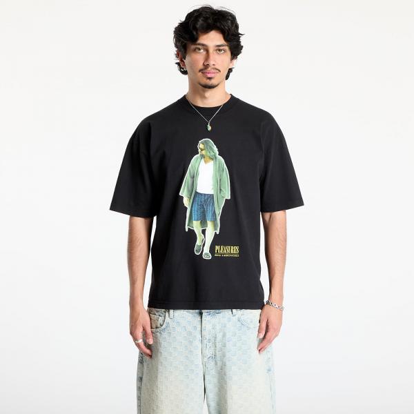 Tričko PLEASURES Dude T-Shirt Black S