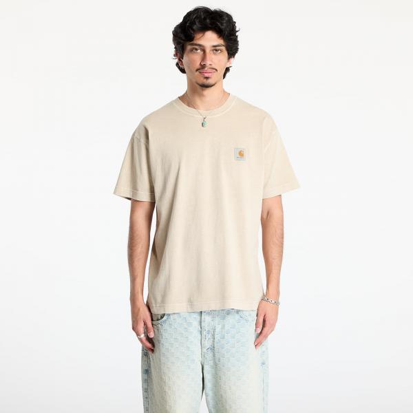 Tričko Carhartt WIP Short Sleeve Nelson T-Shirt UNISEX Fleur De Sel Garment Dyed XS