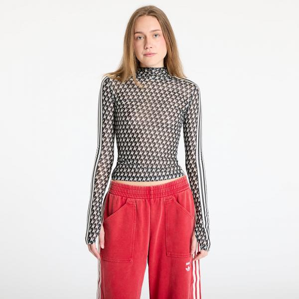 Top adidas x Avavav Mesh Aop Top Black/ Black S
