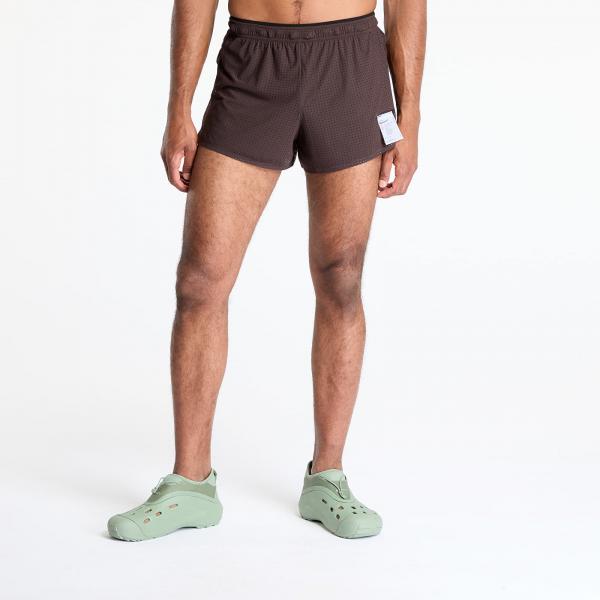 Šortky Satisfy Space-O 2.5 Distance Shorts UNISEX Deep Mahogany XL