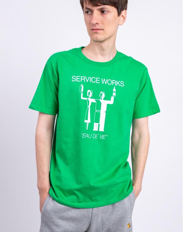 Tričko Service Works Eau De Vie Tee FOREST