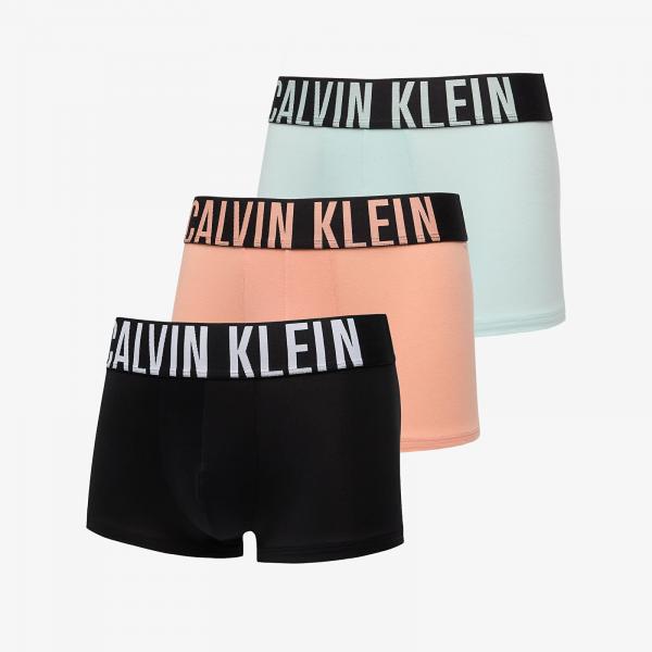 Boxerky Calvin Klein Intense Power Cotton Stretch Trunk 3-Pack Papaya Punch/ Black/ Moonlight Jade M