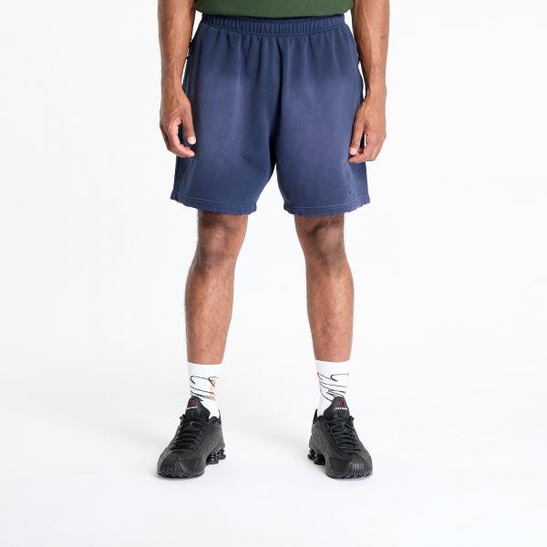 Šortky Nike Solo Swoosh Men's French Terry Shorts Obsidian/ Obsidian XL