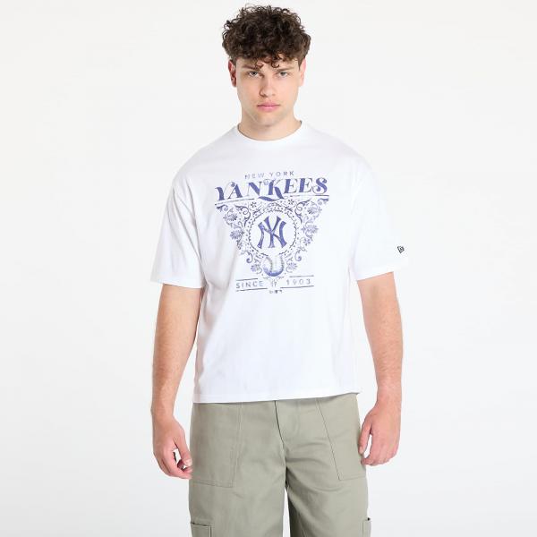 Tričko New Era New York Yankees Floral Graphic Oversized Tee UNISEX White S