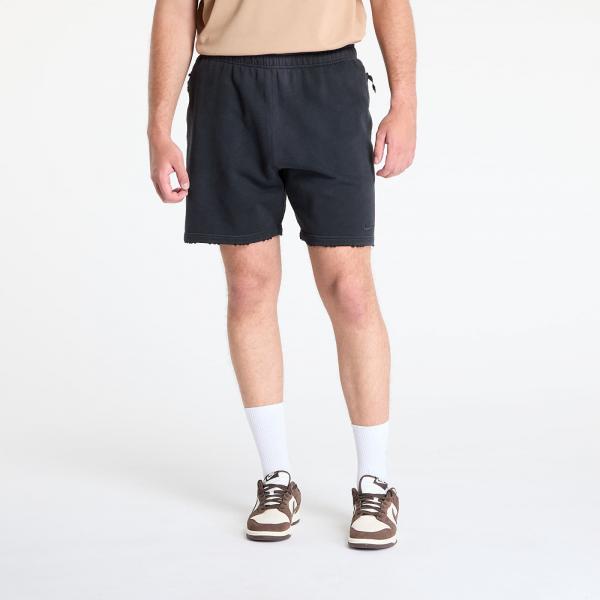 Šortky Nike Solo Swoosh Men's French Terry Shorts Black/ Black XL