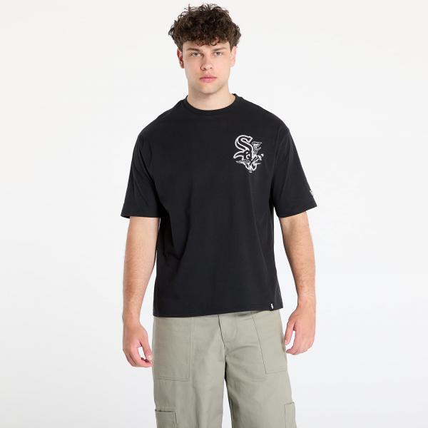 Tričko New Era Chicago White Sox Floral Graphic Oversized Tee UNISEX Black S