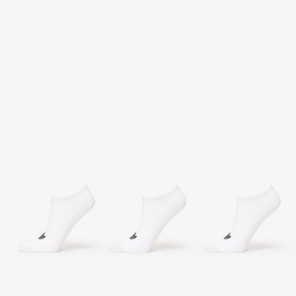 Ponožky adidas Liner Socks 3-Pack White/ Medium Grey Heather/ Black XL