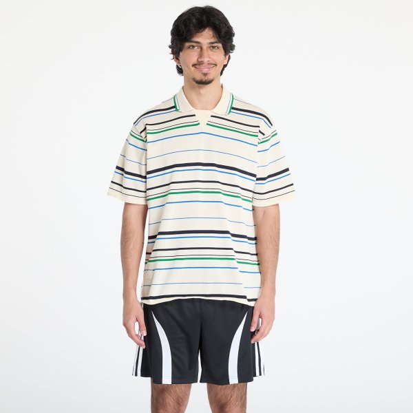Tričko adidas x Wales Bonner Knit Polo White/ Wonder White/ Green L