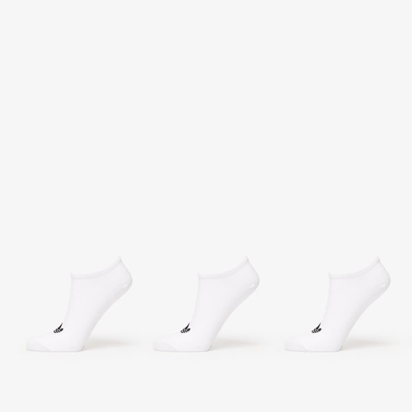 Ponožky adidas Liner Socks 3-Pack White/ Medium Grey Heather/ Black L