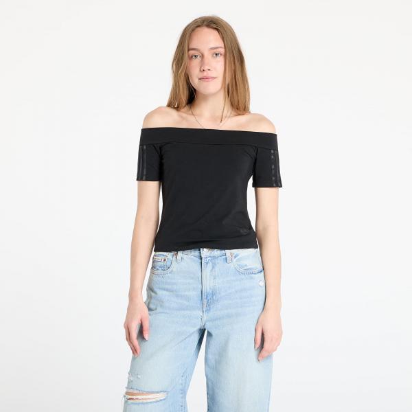 Tričko adidas Adicolor Bandeau Short Sleeve T-Shirt Black XS