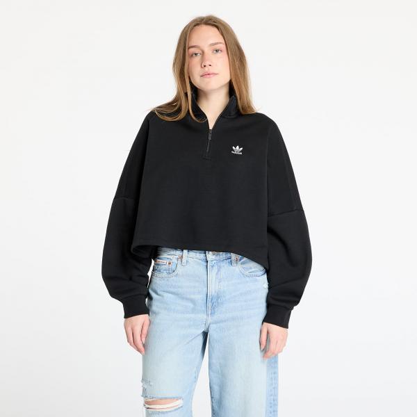 Mikina adidas Essentials 1/2 Zip Fleece Sweatshirt Black L