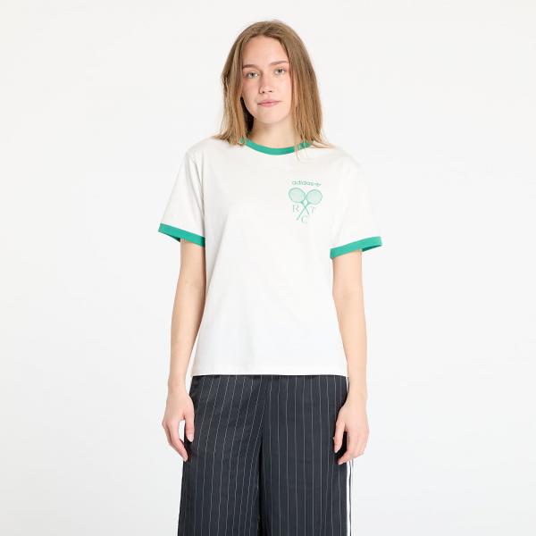 Tričko adidas Retro Tennis Regular T-Shirt Cloud White XS