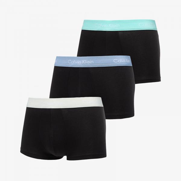 Boxerky Calvin Klein Cotton Stretch Low Rise Trunk 3-Pack Black L