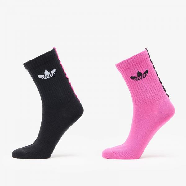 Ponožky adidas Ruffle Crew Socks 2-Pack Black/ Black S
