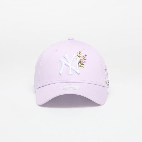 Kšiltovka New Era 9FORTYw MLB Floral Icon New York Yankees Pastel Lilac Universal