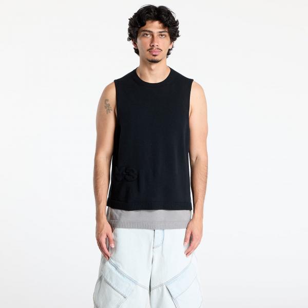 Vesta Y-3 Logo Knit Vest UNISEX Black L