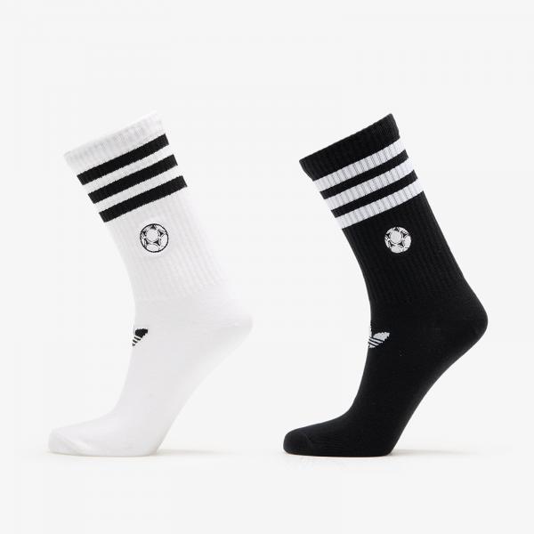 Ponožky adidas Football Crew Socks 2-Pack White/ Black M