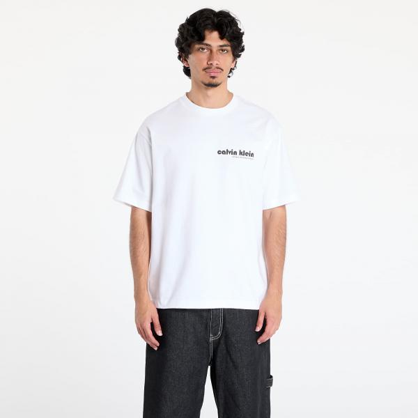 Tričko Calvin Klein Jeans Short Sleeve Tee Brilliant White L