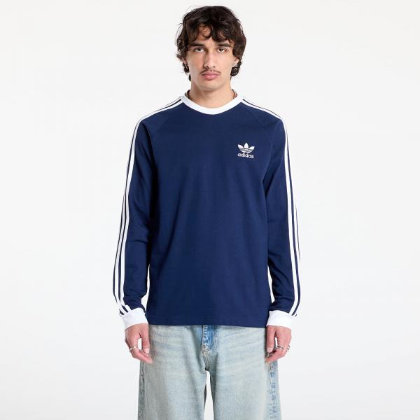 Tričko adidas Adicolor Classics 3-Stripes Long Sleeve Long-Sleeve Top Night Indigo L