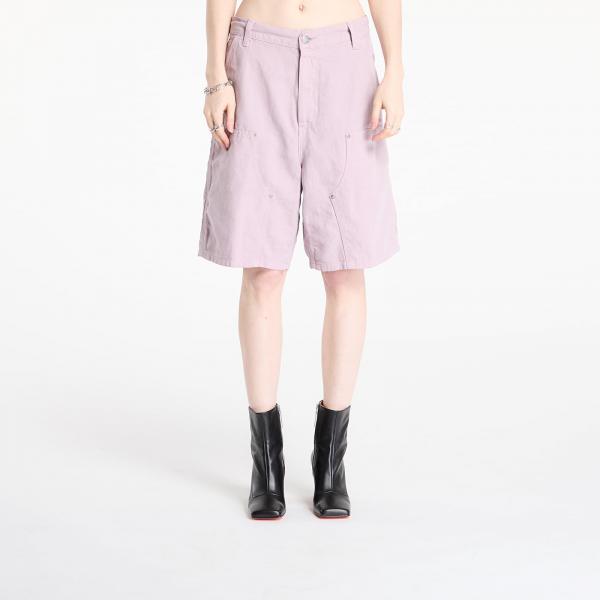 Šortky Carhartt WIP W' Branford Double Knee Short Pink Fog Garment Dyed S